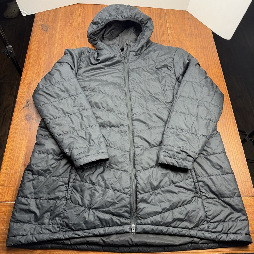 Columbia Women's‎ 3X Heavenly Long Hooded Jacket Black Plus size